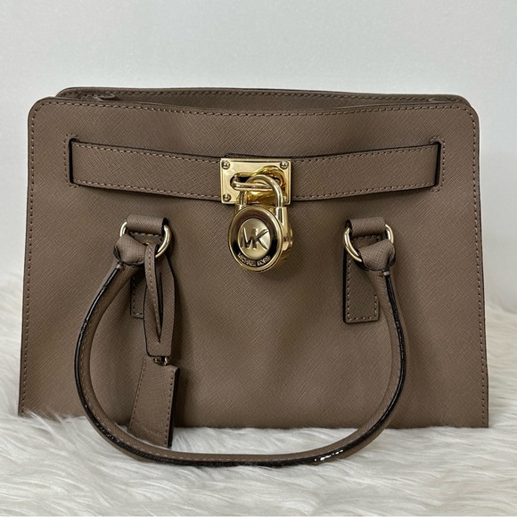 MICHAEL Michael Kors Handbags - Michael Kors Hamilton East West Satchel Leather Bag